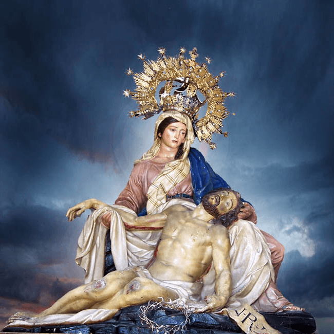 Oración, la Virgen de las Angustias