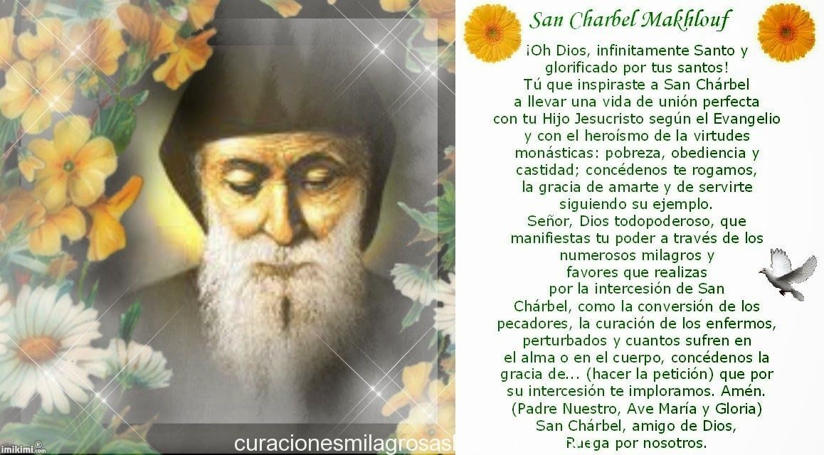 Oración poderosa a San Charbel