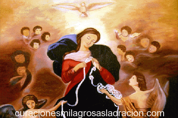 Oración a la virgen desatanudos para resolver asuntos Imposibles