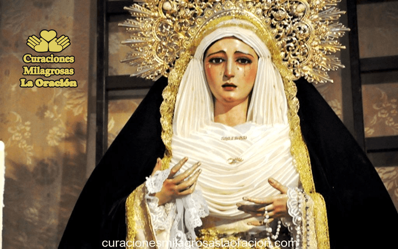 Súplica urgente ,la Virgen de la Soledad