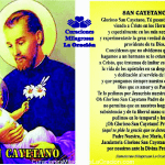 Oraciones, San Cayetano, San Judas Tadeo