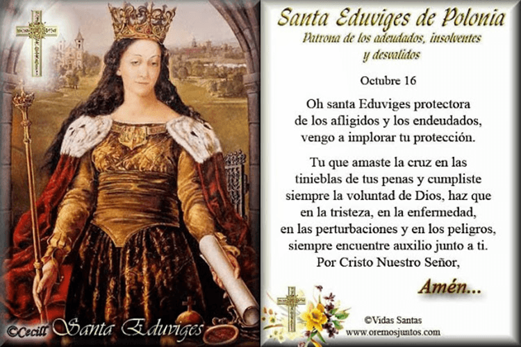 Oración a Santa Eduvigis pidiendo prosperidad Financiera