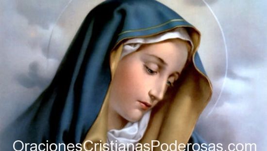 Oración a la Santísima Virgen María