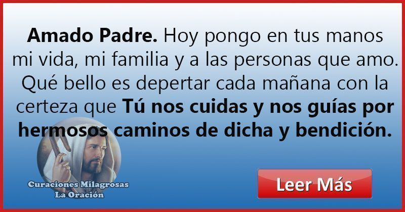 Oración al señor de Bendiciones para hoy