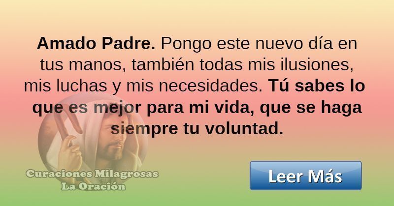 Oración para empezar el día