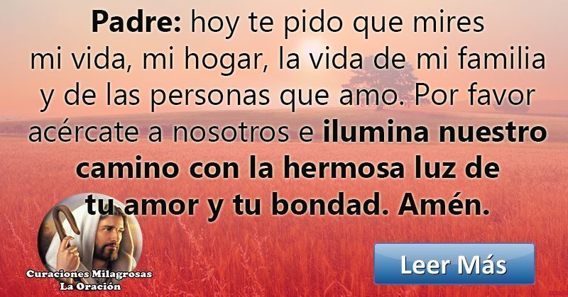 Oración de Jesús para que Ilumine nuestro Camino