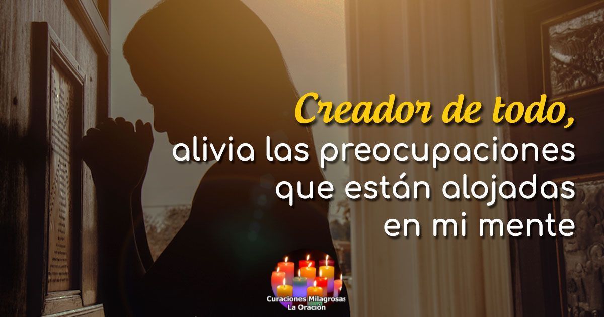 Oración a Jesús pidiendo Alejar Preocupaciones