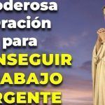 Oración a Dios para trabajo