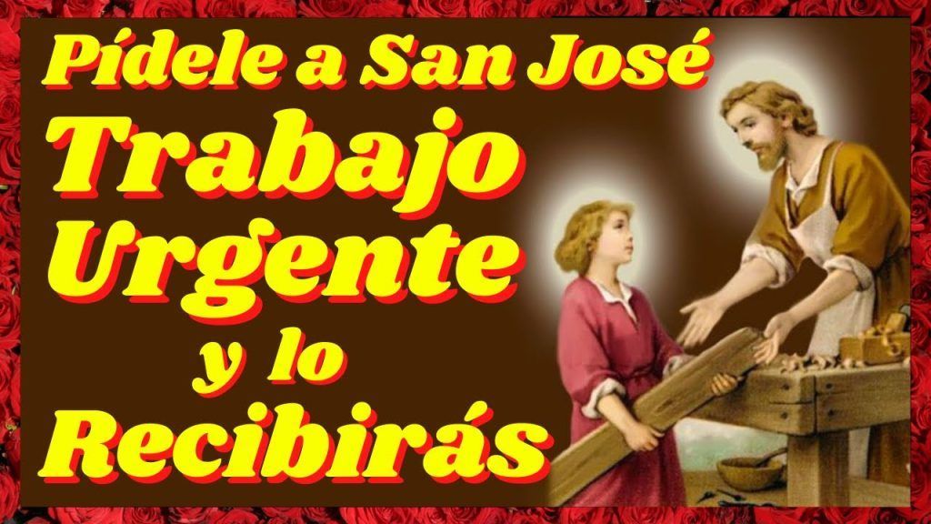 Oración a San José Obrero pidiendo Trabajo