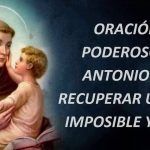 Petición a San Antonio pidiendo recuperar el amor
