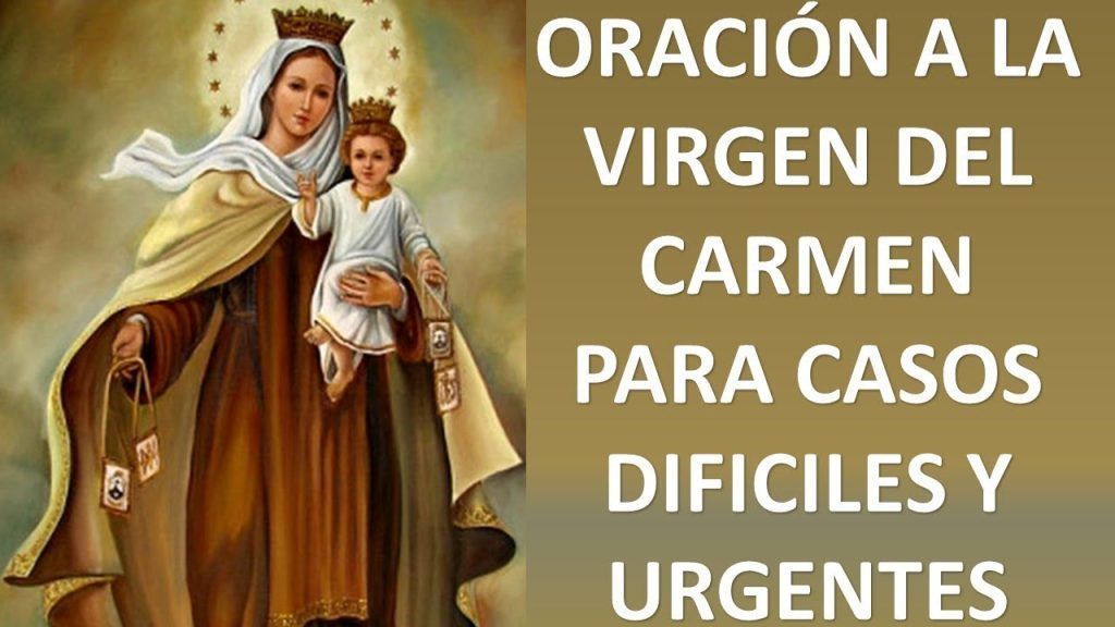 Oración a la Virgen del Carmen