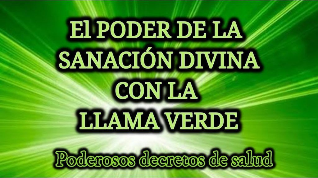 Oraciones al rayo Verde Sanador