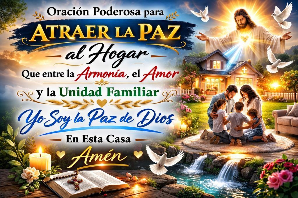 Oración Poderosa para Atraer la Paz al Hogar y Restaurar la Armonía Familiar