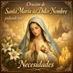 Oración de Santa María del Dulce Nombre pidiendo por Necesidades