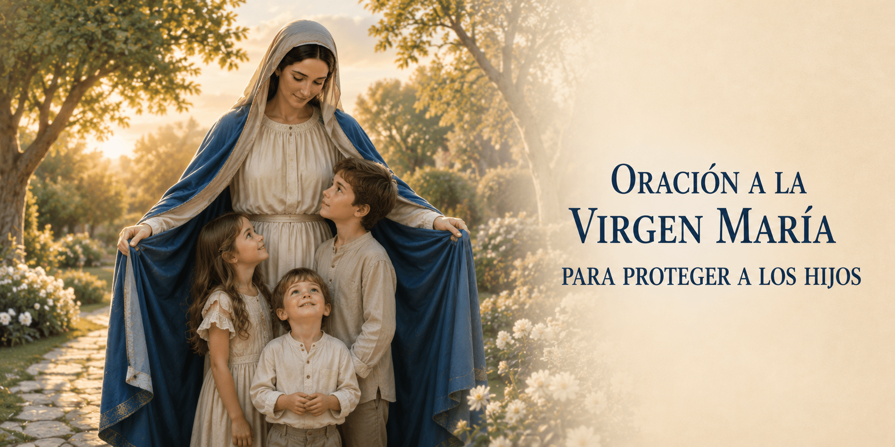 Oración a la Virgen María para Proteger a los Hijos